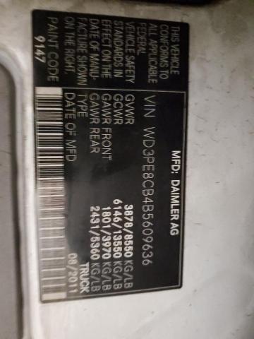 WD3PE8CB4B5609636 - 2011 MERCEDES-BENZ SPRINTER 2500 WHITE photo 13