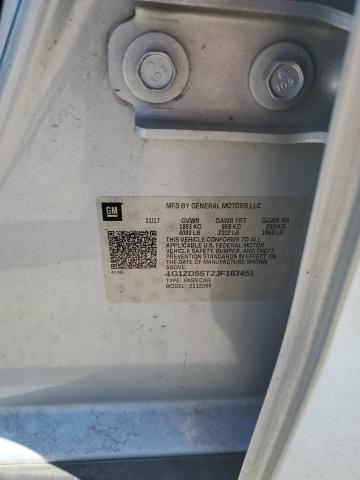 1G1ZD5ST2JF163451 - 2018 CHEVROLET MALIBU LT SILVER photo 12