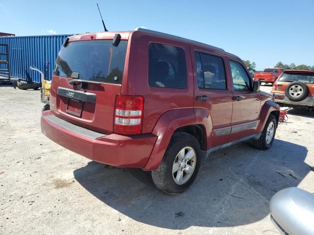 1J4PN2GK1BW525808 - 2011 JEEP LIBERTY SPORT MAROON photo 3