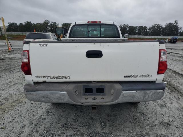 5TBKT421X6S477966 - 2006 TOYOTA TUNDRA WHITE photo 6