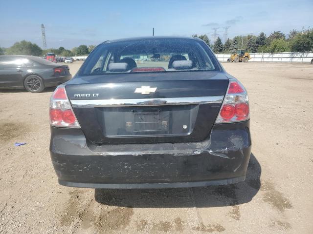 KL1TD56E29B376645 - 2009 CHEVROLET AVEO LS BLACK photo 6
