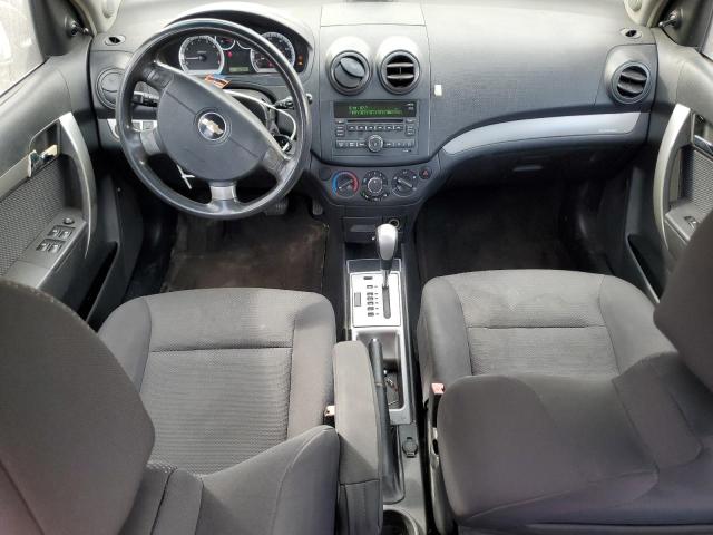 KL1TD56E29B376645 - 2009 CHEVROLET AVEO LS BLACK photo 8