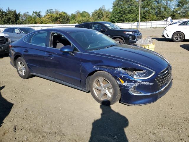 5NPEG4JA3MH107746 - 2021 HYUNDAI SONATA SE BLUE photo 4