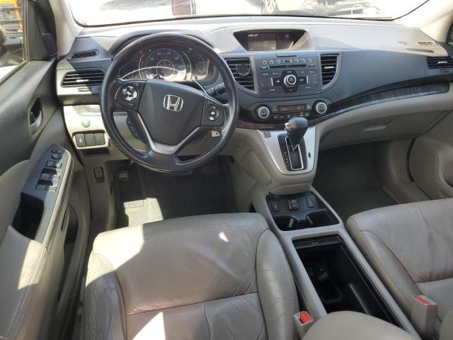 5J6RM3H76DL009511 - 2013 HONDA CR-V EXL SILVER photo 8