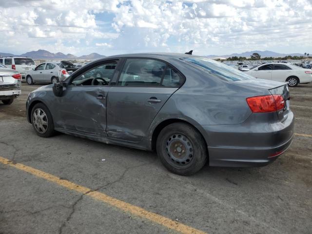 3VW2K7AJ2BM010593 - 2011 VOLKSWAGEN JETTA BASE GRAY photo 2