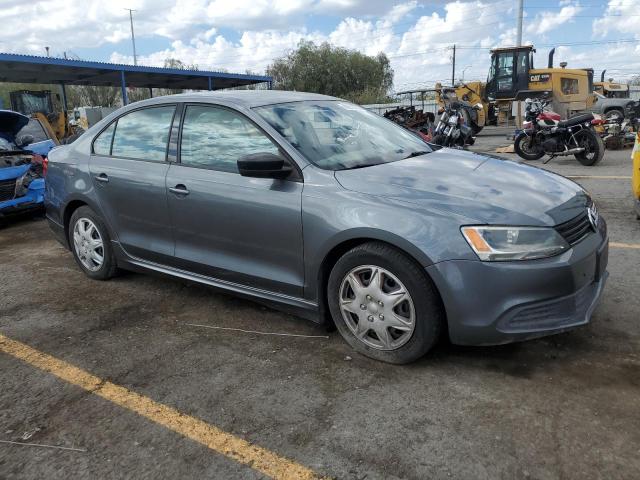 3VW2K7AJ2BM010593 - 2011 VOLKSWAGEN JETTA BASE GRAY photo 4