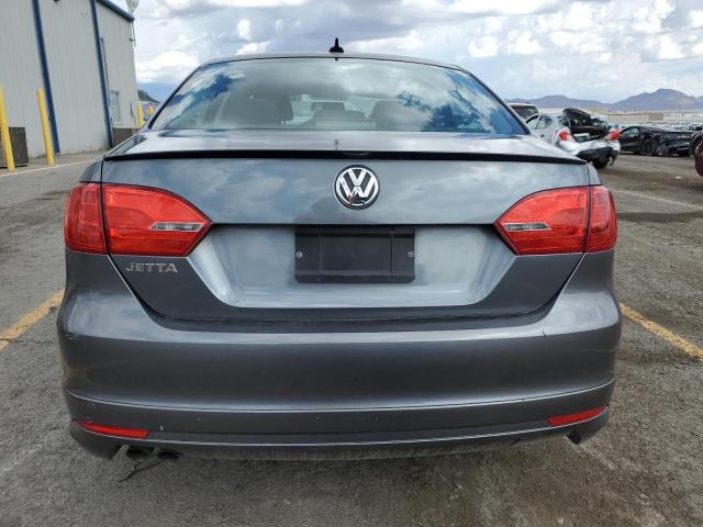 3VW2K7AJ2BM010593 - 2011 VOLKSWAGEN JETTA BASE GRAY photo 6