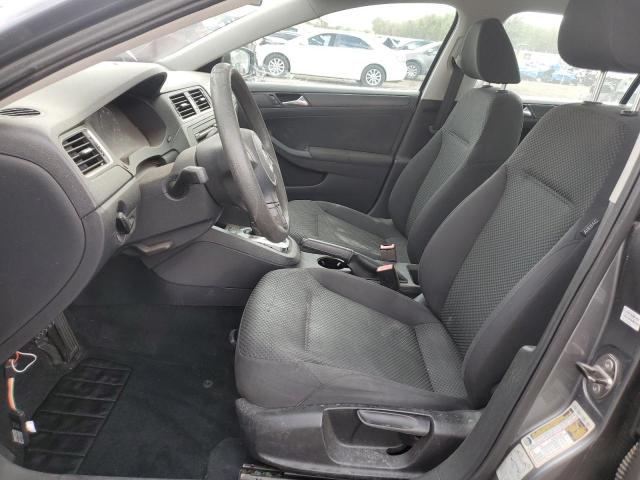 3VW2K7AJ2BM010593 - 2011 VOLKSWAGEN JETTA BASE GRAY photo 7
