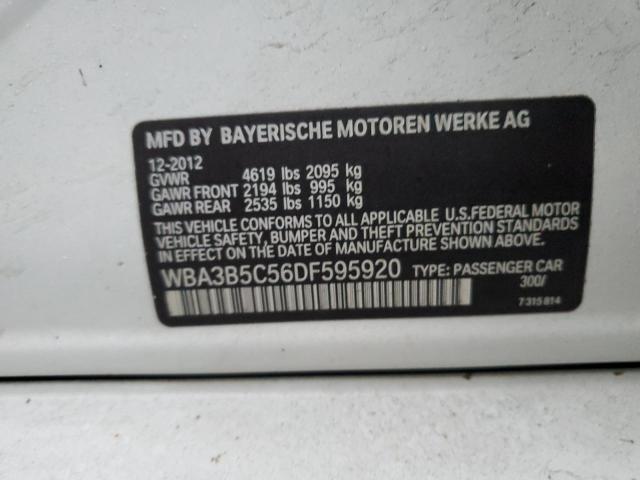 WBA3B5C56DF595920 - 2013 BMW 328 XI SULEV WHITE photo 12