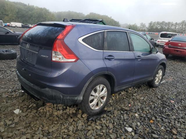 2HKRM4H58DH615486 - 2013 HONDA CR-V EX BLUE photo 3