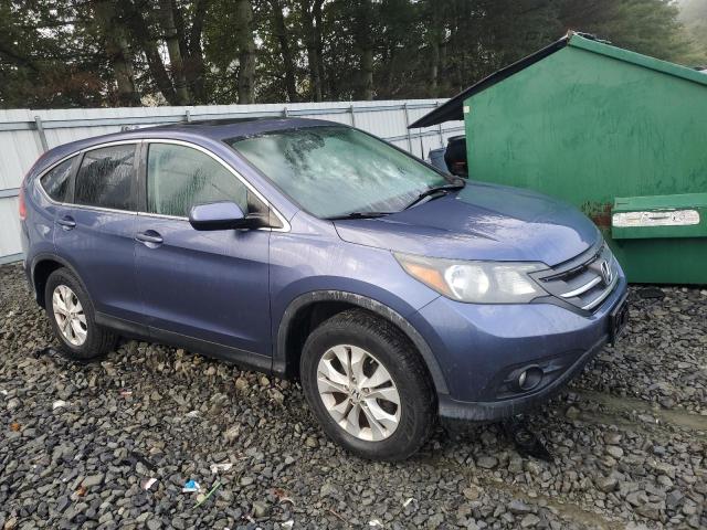 2HKRM4H58DH615486 - 2013 HONDA CR-V EX BLUE photo 4