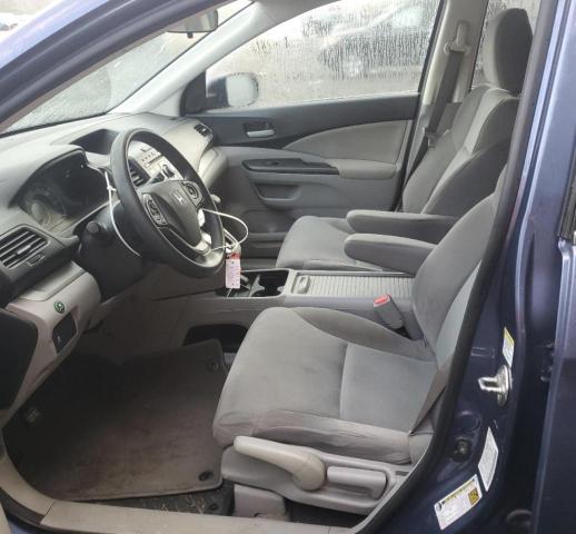 2HKRM4H58DH615486 - 2013 HONDA CR-V EX BLUE photo 7