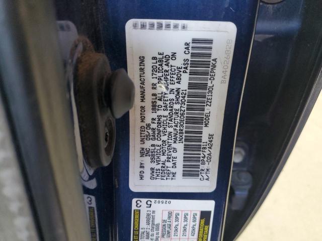 1NXBR30E06Z730421 - 2006 TOYOTA COROLLA CE BLUE photo 12