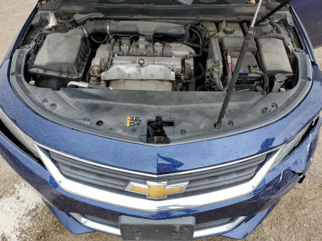 1G11X5SL2EU130598 - 2014 CHEVROLET IMPALA LS BLUE photo 11