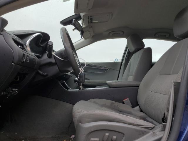 1G11X5SL2EU130598 - 2014 CHEVROLET IMPALA LS BLUE photo 7