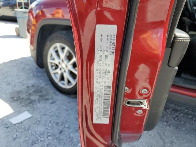 1C4PJLCS5HD218790 - 2017 JEEP CHEROKEE LATITUDE RED photo 12