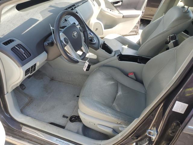 JTDKN3DU7B0275053 - 2011 TOYOTA PRIUS GRAY photo 7