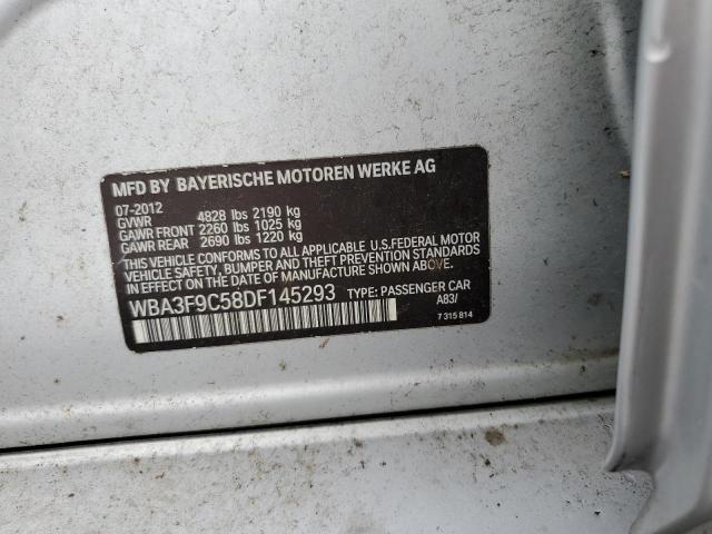 WBA3F9C58DF145293 - 2013 BMW ACTIVEHYBR SILVER photo 12
