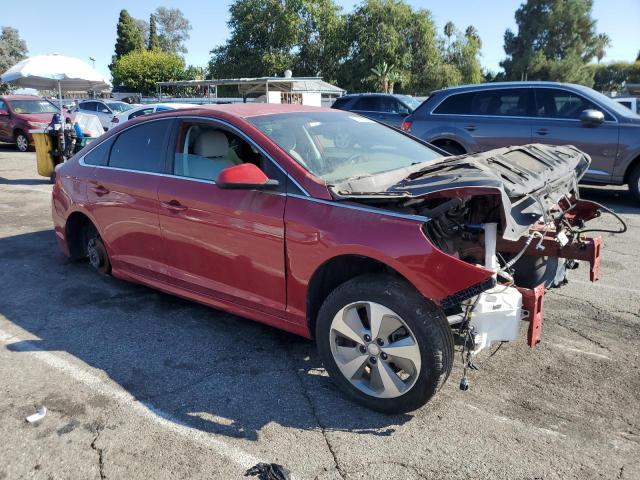 5NPE24AF3JH605693 - 2018 HYUNDAI SONATA SE Красный фото 4