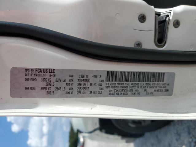 3C4NJCAB7KT814978 - 2019 JEEP COMPASS SPORT أبيض صورة 13