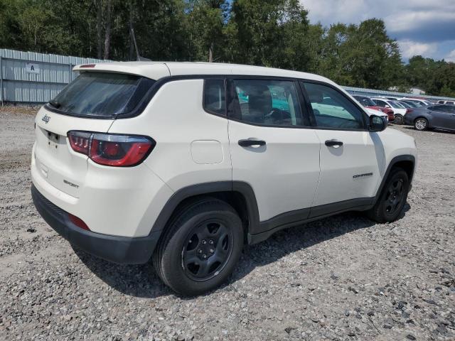 3C4NJCAB7KT814978 - 2019 JEEP COMPASS SPORT أبيض صورة 3