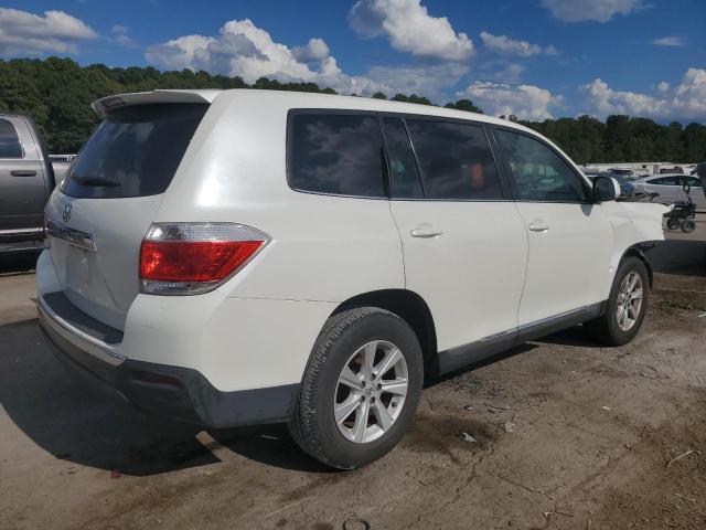 5TDZK3EH7DS092616 - 2013 TOYOTA HIGHLANDER BASE Ақ фото 3