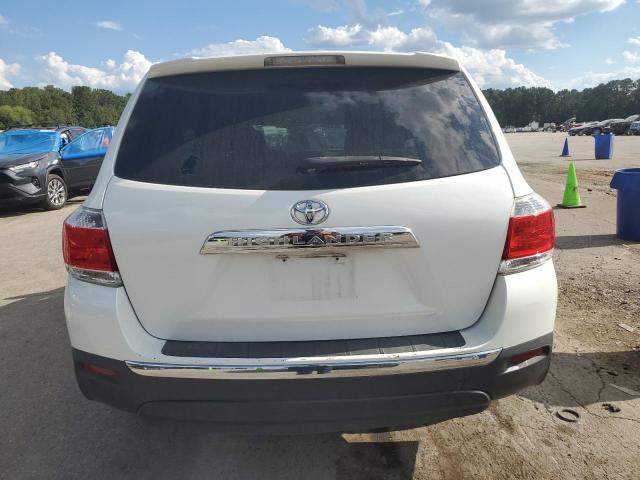 5TDZK3EH7DS092616 - 2013 TOYOTA HIGHLANDER BASE Ақ фото 6