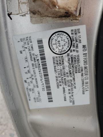 1LNHM82W23Y649730 - 2003 LINCOLN TOWN CAR SIGNATURE 银色 照片 12