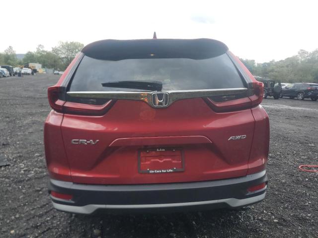 2HKRW2H86MH601837 - 2021 HONDA CR-V EXL RED photo 6