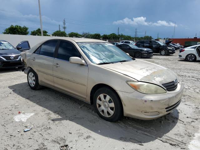 4T1BE32K52U071762 - 2002 TOYOTA CAMRY LE Бежевый фото 4