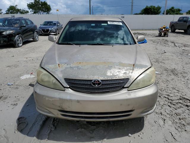 4T1BE32K52U071762 - 2002 TOYOTA CAMRY LE Бежевый фото 5