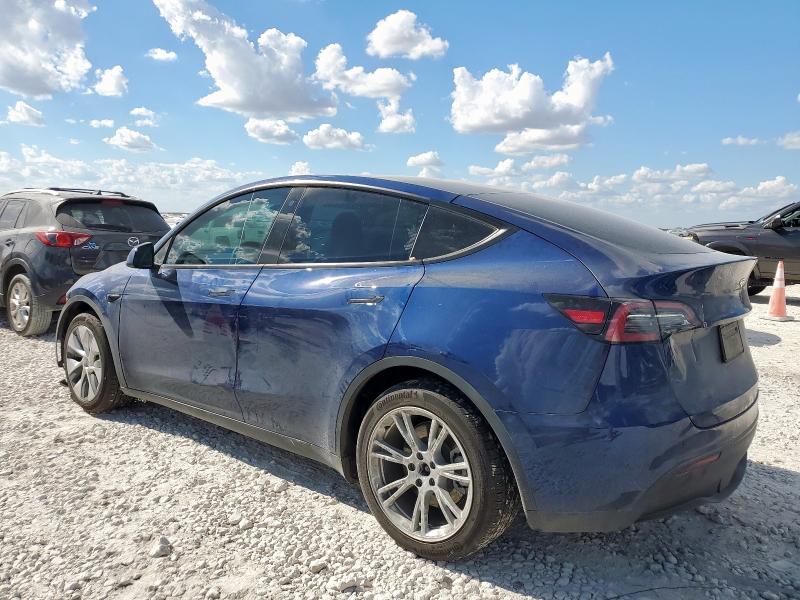 7SAYGAEE4NF415746 - 2022 TESLA MODEL Y 蓝色 照片 2