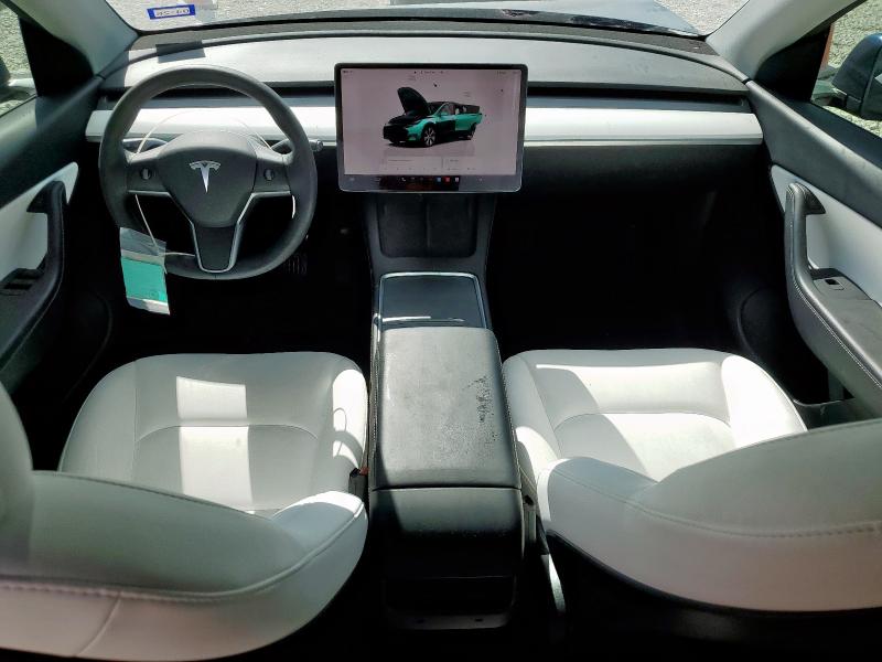 7SAYGAEE4NF415746 - 2022 TESLA MODEL Y 蓝色 照片 8