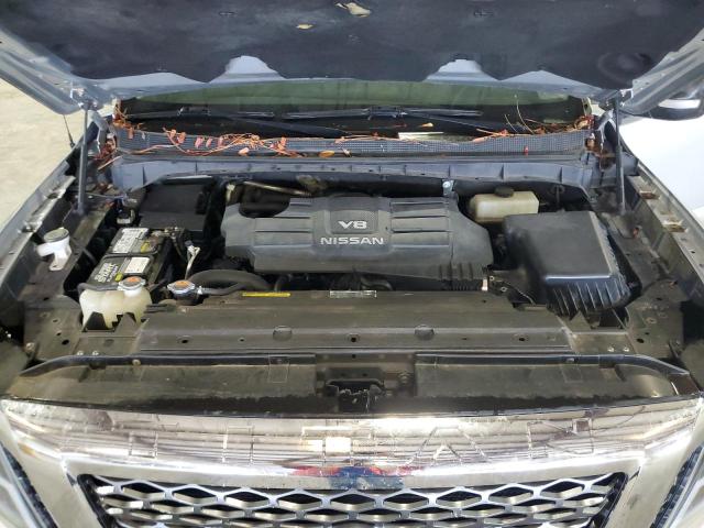 1N6AA1EK8HN551256 - 2017 NISSAN TITAN S SILVER photo 11