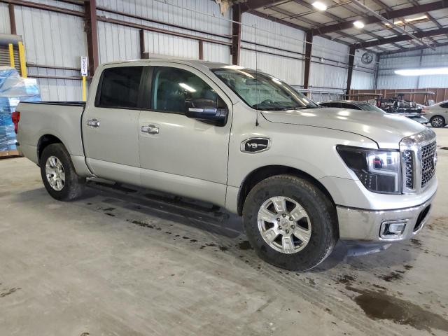 1N6AA1EK8HN551256 - 2017 NISSAN TITAN S SILVER photo 4