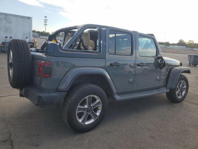 1C4HJXEG8KW626832 - 2019 JEEP WRANGLER UNLIMITED SAHARA GRAY photo 3
