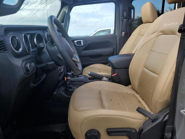 1C4HJXEG8KW626832 - 2019 JEEP WRANGLER UNLIMITED SAHARA GRAY photo 7