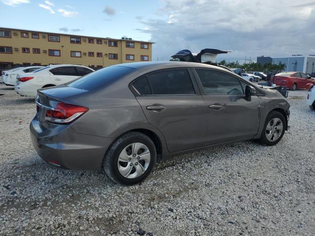 19XFB2F50DE044791 - 2013 HONDA CIVIC LX ნაცრისფერი ფოტო 3