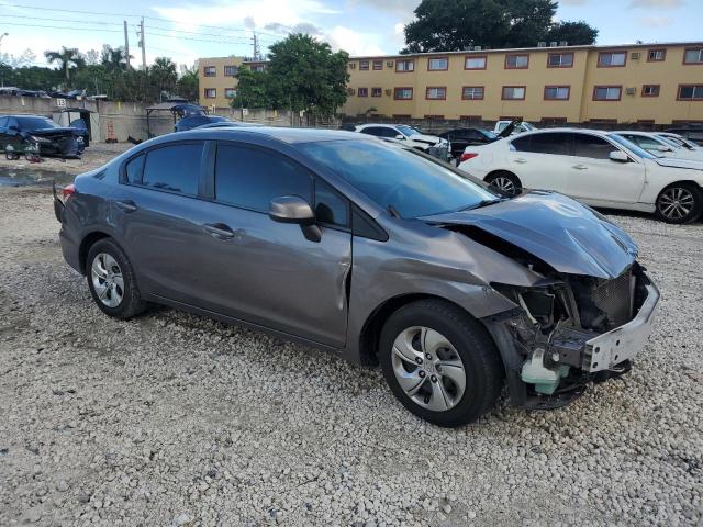 19XFB2F50DE044791 - 2013 HONDA CIVIC LX ნაცრისფერი ფოტო 4