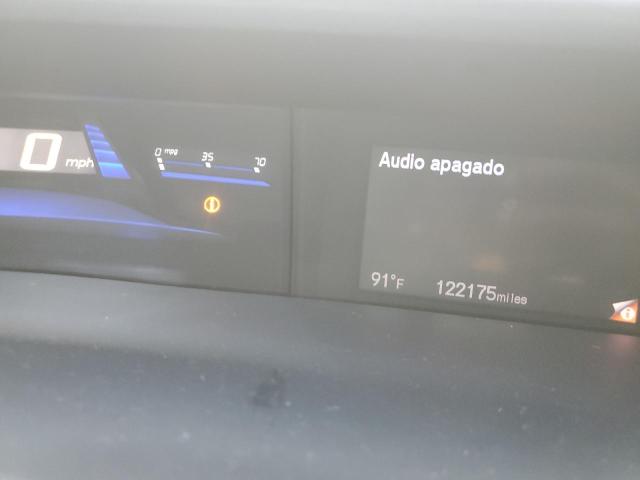 19XFB2F50DE044791 - 2013 HONDA CIVIC LX ნაცრისფერი ფოტო 9