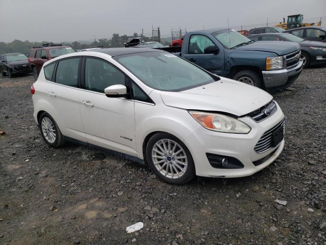 1FADP5BU2DL551955 - 2013 FORD C-MAX SEL أبيض صورة 4