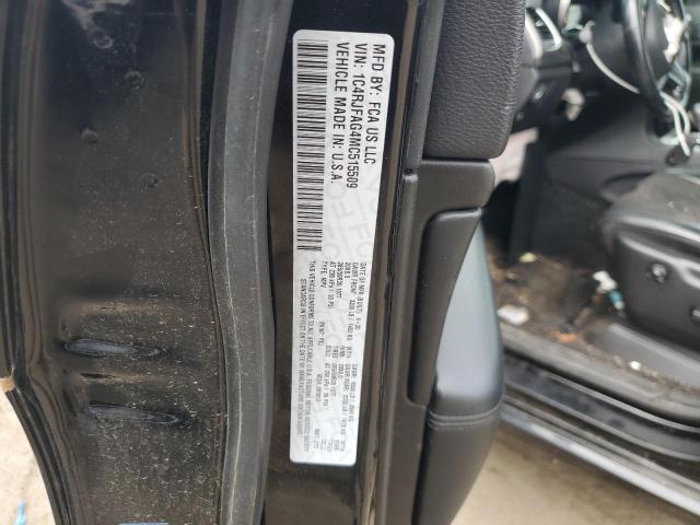 1C4RJFAG4MC515509 - 2021 JEEP GRAND CHER LAREDO BLACK photo 14