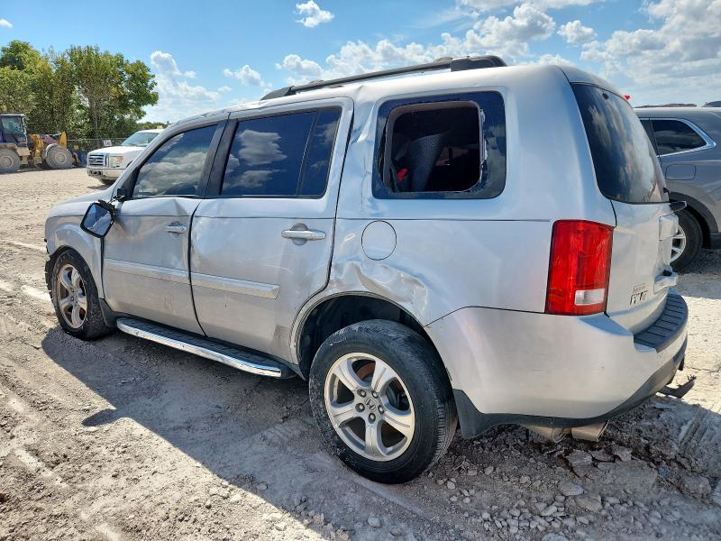5FNYF3H58EB004759 - 2014 HONDA PILOT EXL SILVER photo 2