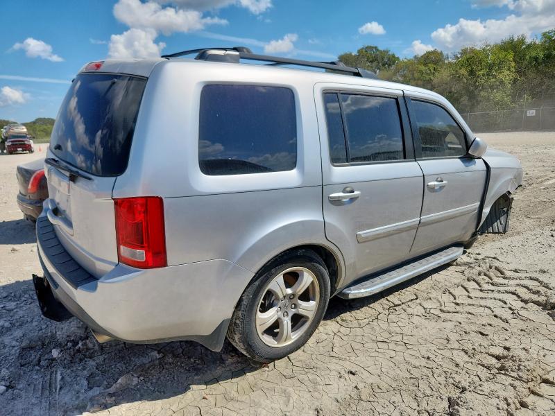 5FNYF3H58EB004759 - 2014 HONDA PILOT EXL SILVER photo 3