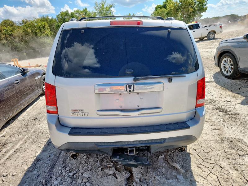 5FNYF3H58EB004759 - 2014 HONDA PILOT EXL SILVER photo 6