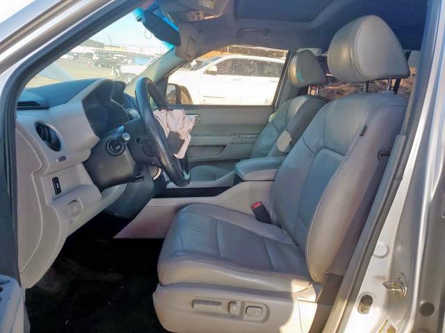 5FNYF3H58EB004759 - 2014 HONDA PILOT EXL SILVER photo 7