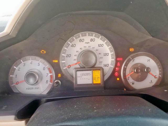 5FNYF3H58EB004759 - 2014 HONDA PILOT EXL SILVER photo 9