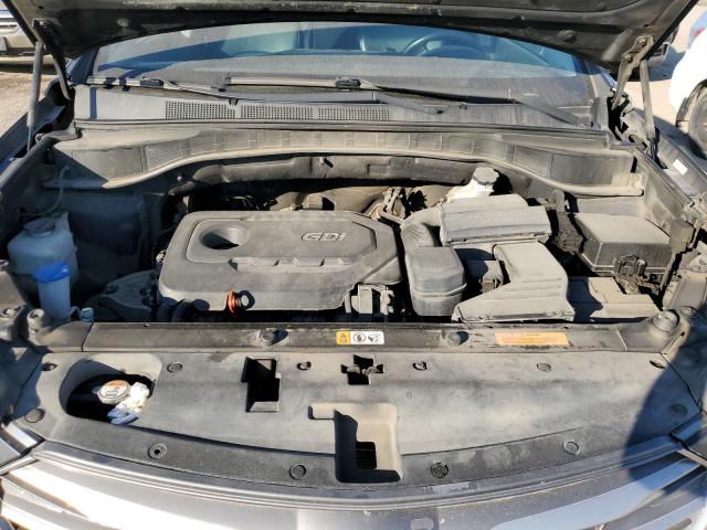 5XYZUDLB5HG465413 - 2017 HYUNDAI SANTA FE S BLACK photo 12