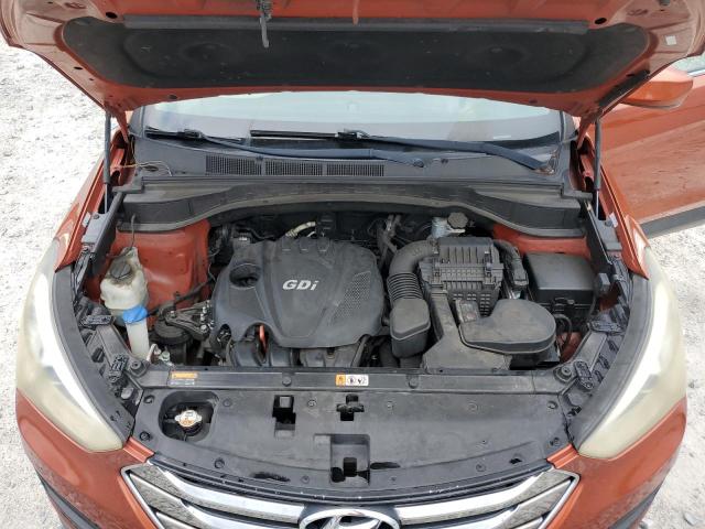 5XYZT3LB4DG058884 - 2013 HYUNDAI SANTA FE S ORANGE photo 12