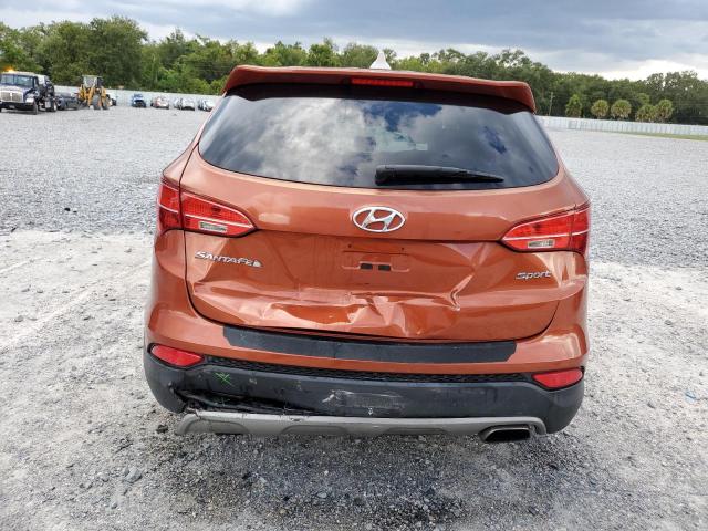 5XYZT3LB4DG058884 - 2013 HYUNDAI SANTA FE S ORANGE photo 6